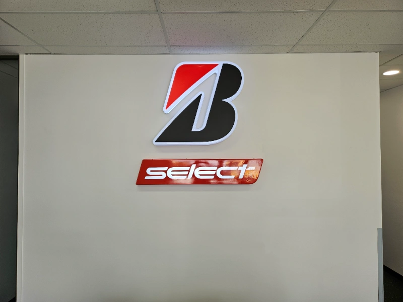 3D illuminated logo wall signage Toowoomba – professional office decor